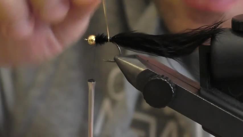 Wędkarstwo - Black Leech Streamer - imitacja pijawki. Wędkarstwo - Black Leech Streamer - imitacja pijawki.